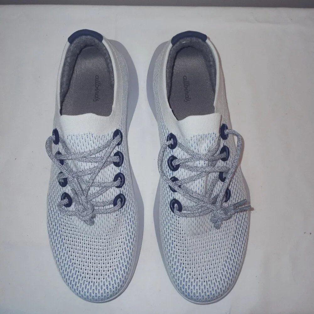 ALLBIRDS TREE DASHER LIGHTWEIGHT CUSHION SNEAKER MEN SIZE 13.5 WHITE